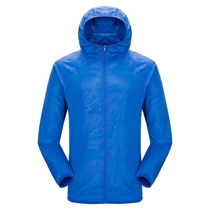 JACKETW Unisex Quick Dry UV Protect Waterproof Windbreaker Sports Jacket -ZH139 