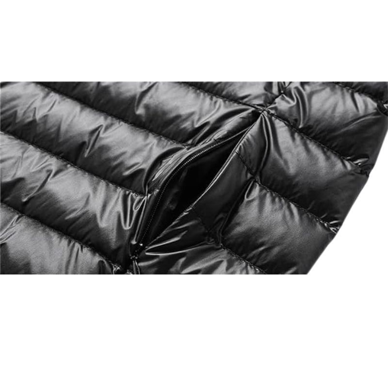 JACKETW Men's Winter Ultra Light Packable Down Hooded Slim Jacket-TU20190625H