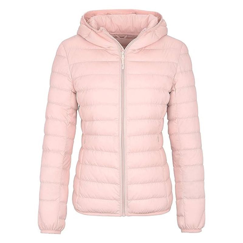 JACKETW Women's Full Zip Lightweight Winter Down Jacket-DJ19005