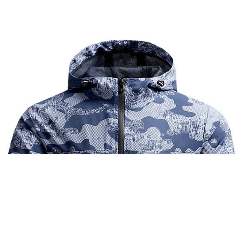 JACKETW Men's Lightweight Nylon Windbreaker Zipper Active Jacket-ZH103