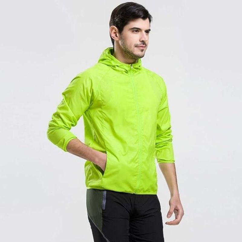 JACKETW Unisex Quick Dry UV Protect Waterproof Windbreaker Sports Jacket -ZH139 