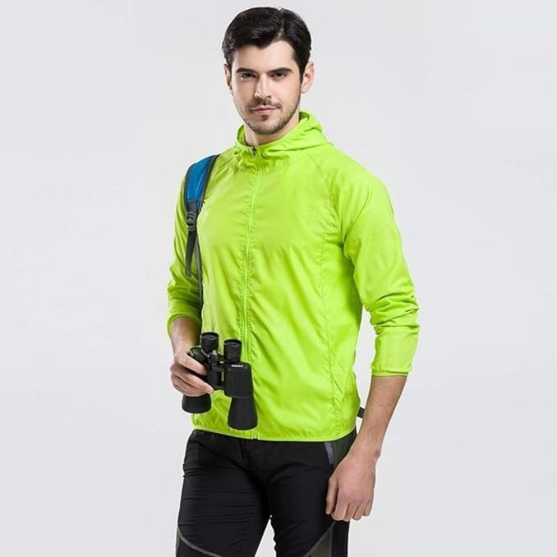 JACKETW Unisex Quick Dry UV Protect Waterproof Windbreaker Sports Jacket -ZH139 