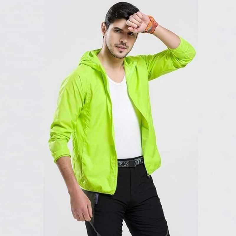 JACKETW Unisex Quick Dry UV Protect Waterproof Windbreaker Sports Jacket -ZH139 