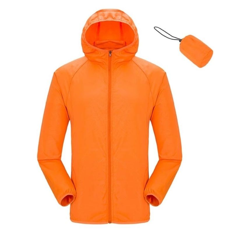 JACKETW Unisex Quick Dry UV Protect Waterproof Windbreaker Sports Jacket -ZH139 