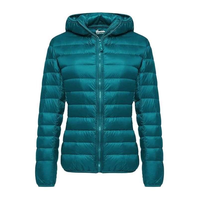 JACKETW Women's Full Zip Lightweight Winter Down Jacket-DJ19005