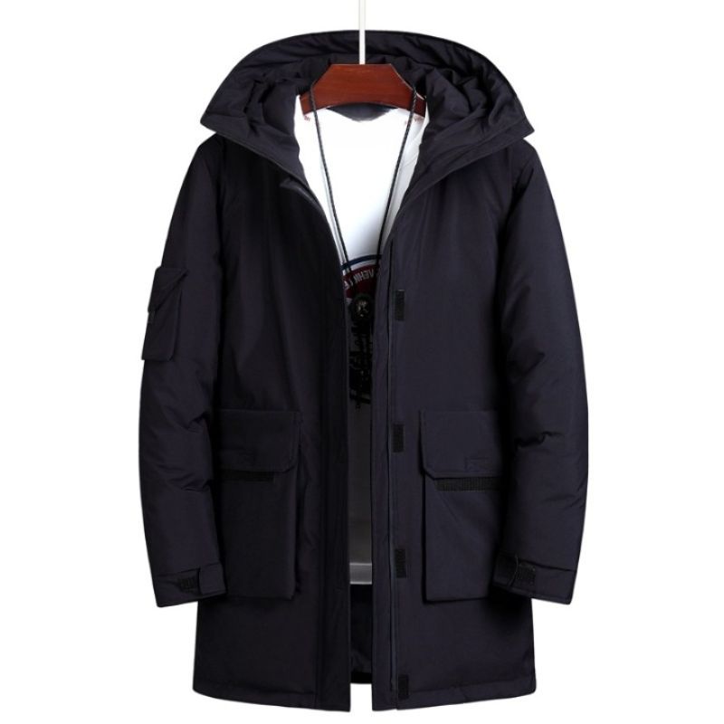 JACKETW Men's Winter Hooded Windproof Parka Jacket -ZH111