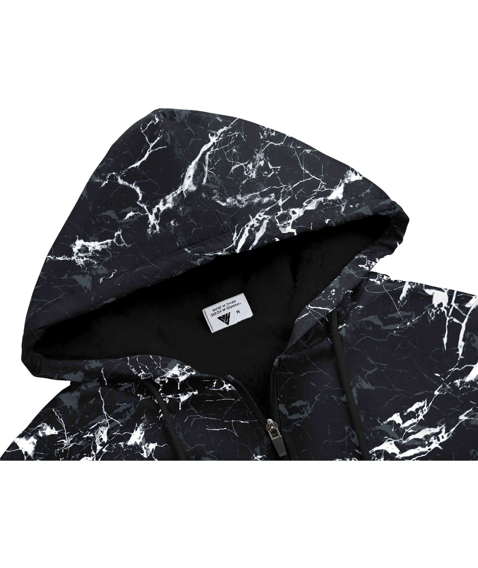 Men's Long Sleeve Graphic Printed Fleece Hoodie-CFMWY00111