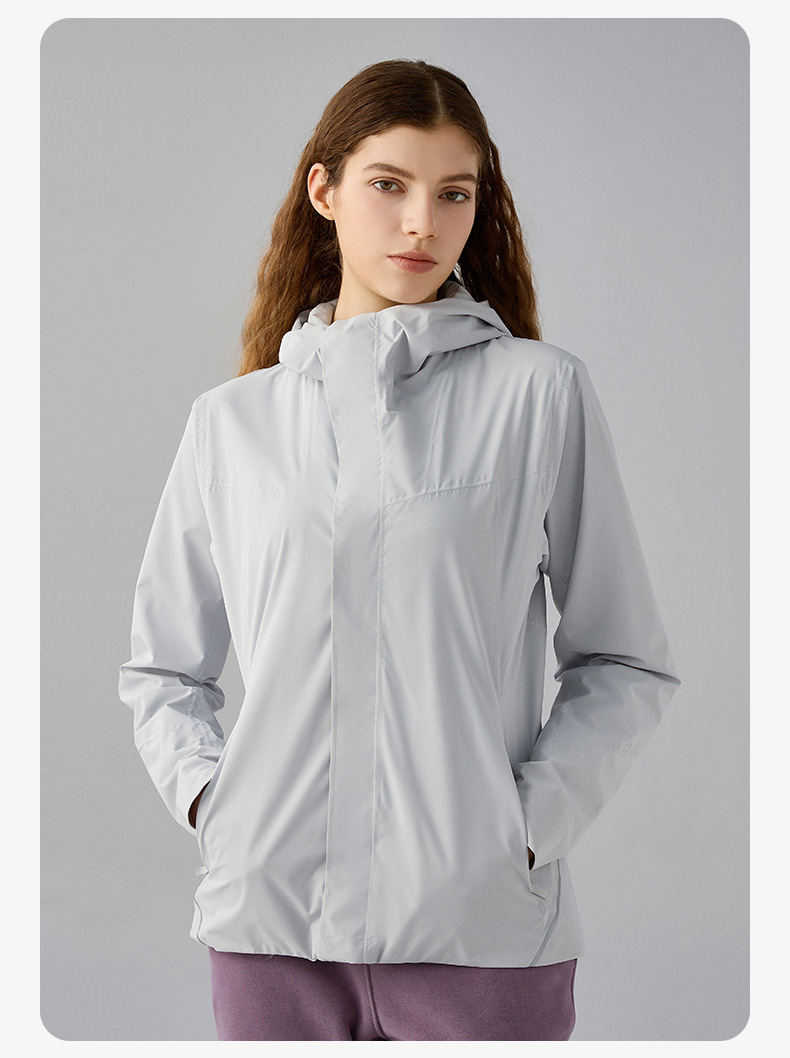 JACKETW  Women Plus Velvet Single-Layer Soft Shell Hooded Jacket DAW011