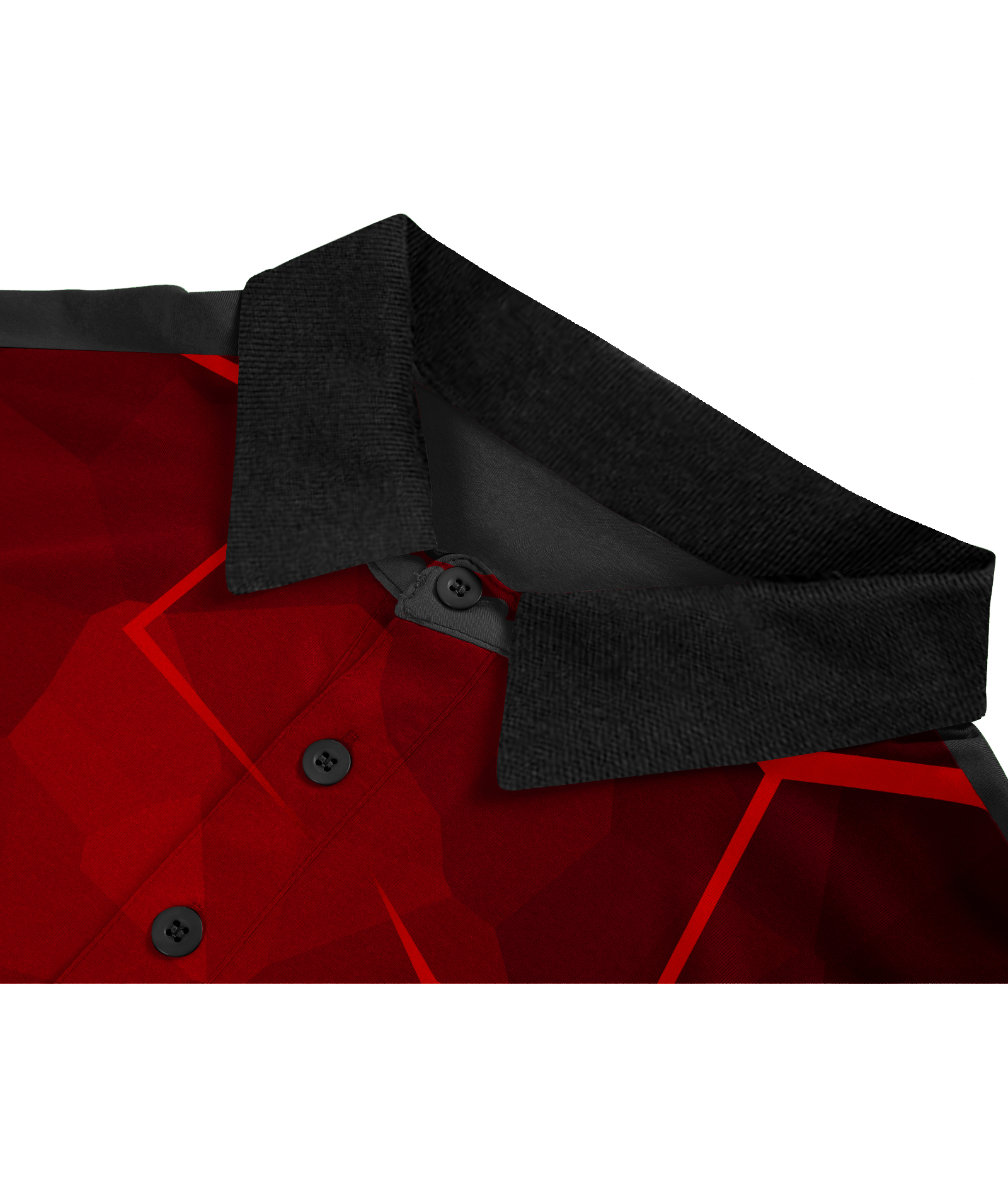 Men's Button Up Dri Fit Golf Polo Shirt-APOH700038