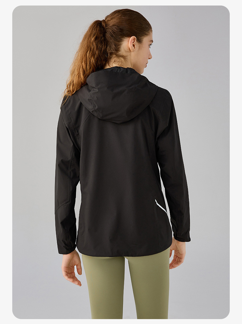 JACKETW  Women Plus Velvet Single-Layer Soft Shell Hooded Jacket DAW011