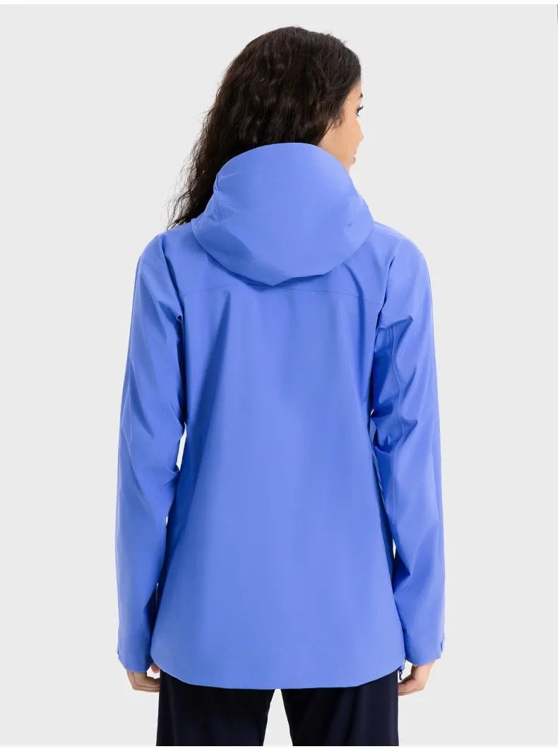 JACKETW Women′s Hooded Hard-shell Waterproof Windproof Fishing Hiking Jacket DAW043-Jacketw