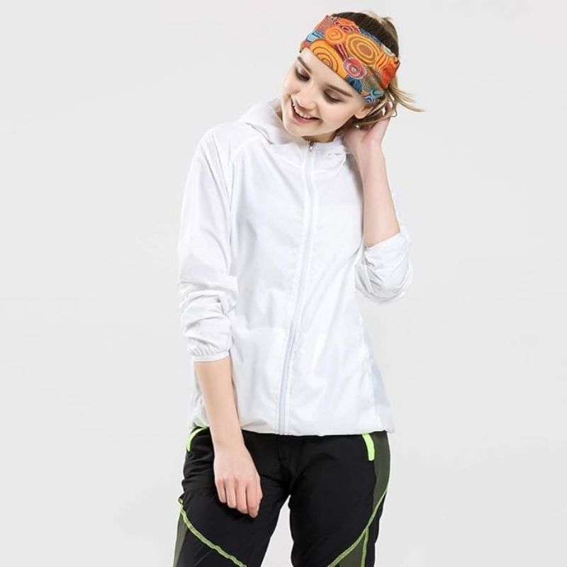 JACKETW Unisex Quick Dry UV Protect Waterproof Windbreaker Sports Jacket -ZH139 