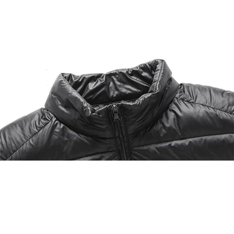 JACKETW Men's Winter Ultra Light Packable Down Hooded Slim Jacket-TU20190625H