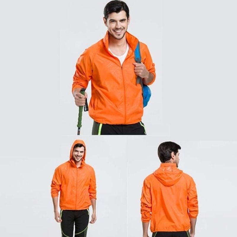 JACKETW Unisex Quick Dry UV Protect Waterproof Windbreaker Sports Jacket -ZH139 