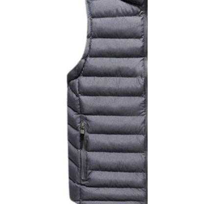 JACKETW Men's Full Zip Lightweight Outwear Down Jacket-ly211221003