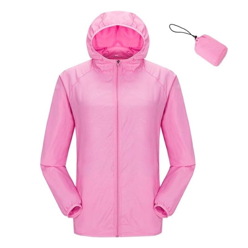 JACKETW Unisex Quick Dry UV Protect Waterproof Windbreaker Sports Jacket -ZH139 