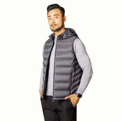 JACKETW Men's Full Zip Lightweight Outwear Down Jacket-ly211221003