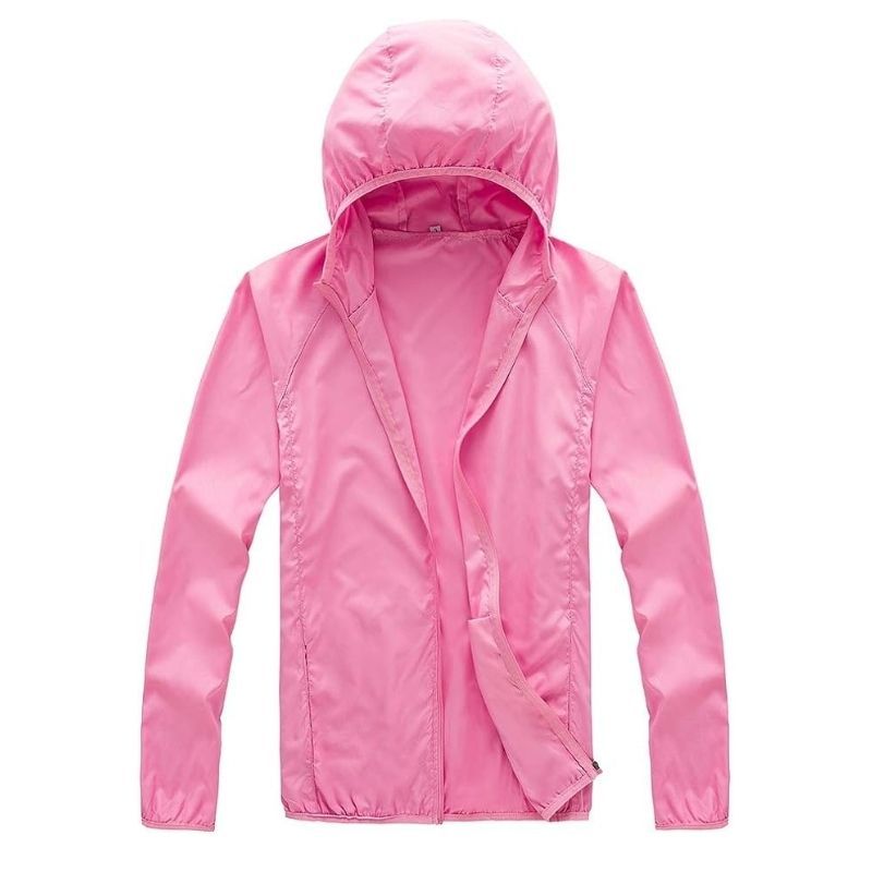 JACKETW Unisex Quick Dry UV Protect Waterproof Windbreaker Sports Jacket -ZH139 
