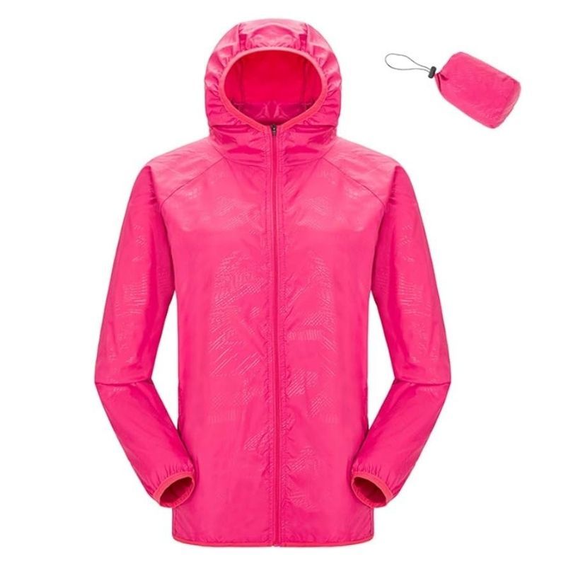 JACKETW Unisex Quick Dry UV Protect Waterproof Windbreaker Sports Jacket -ZH139 