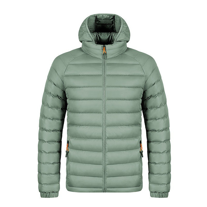 JACKETW Men's Lightweight Full Zip Puffer Down Jacket-V-22916#