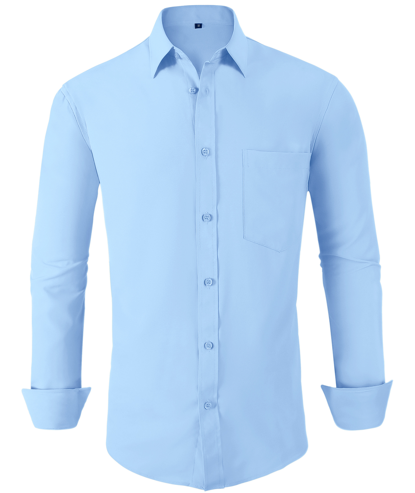Men's Button Up Long Sleeve Casual Shirt-CUMLT01725