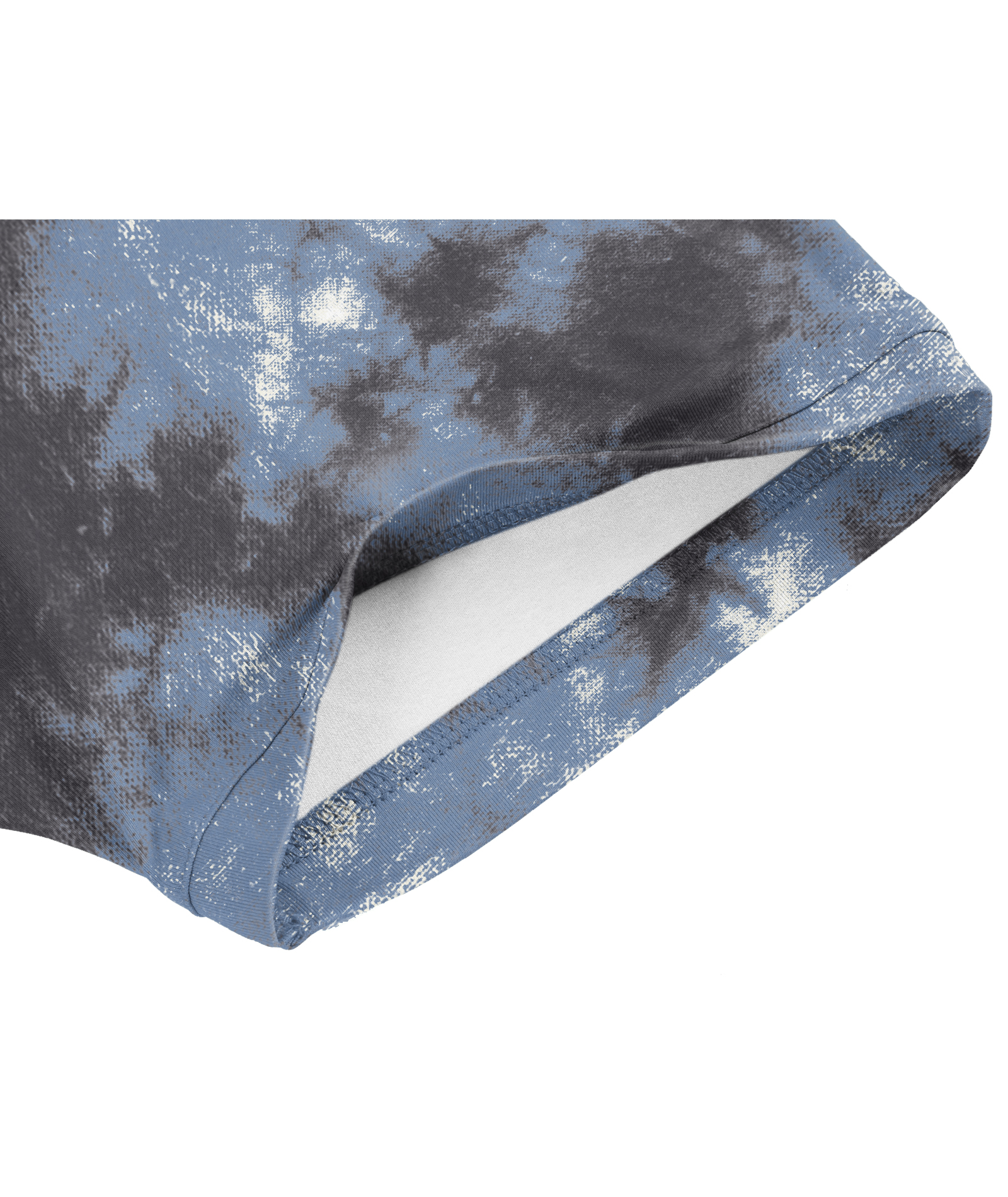 Men's Tie Dye Print Slim Fit Golf Polo Shirt-CUMPO01605