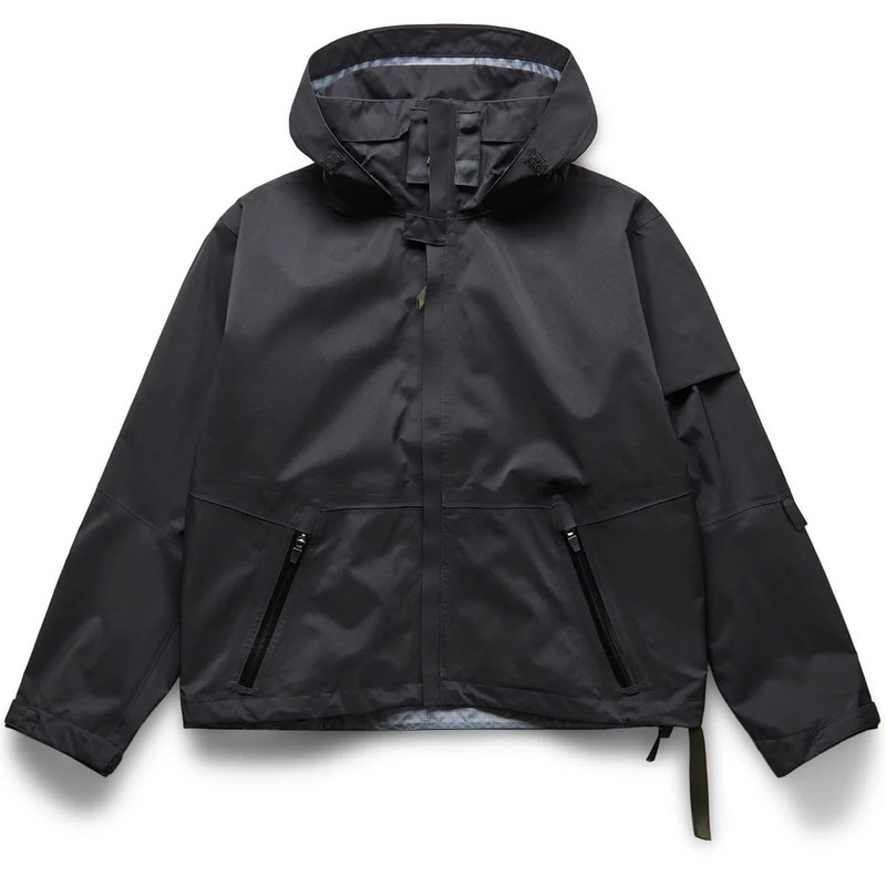 JACKETO Men's Casual Outdoor Windbreaker Jacket Full Zipper with Long 