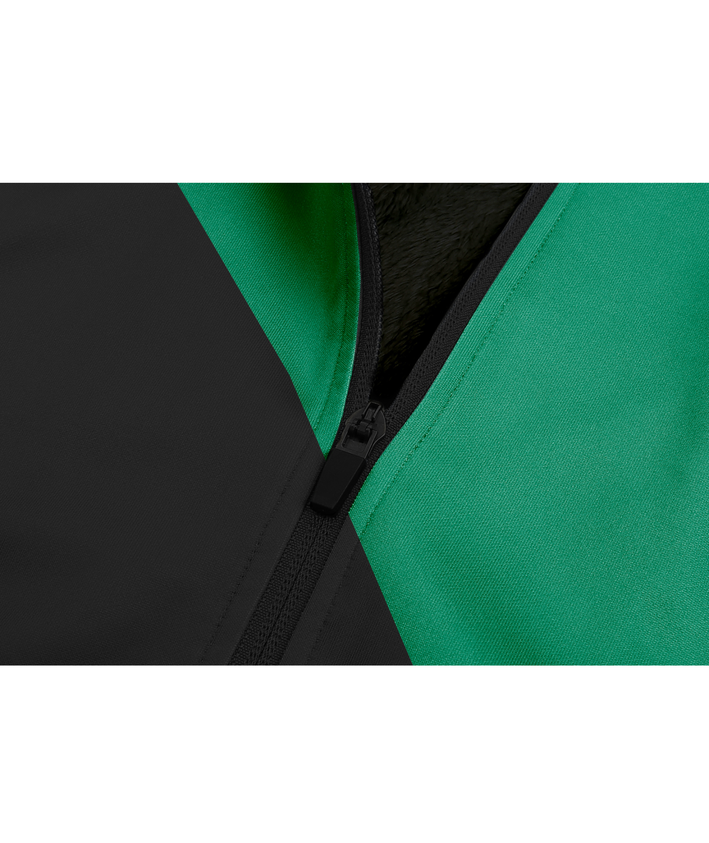 Men's Full Zipper Color Block Casual Fleece Hoodie-CFMWY00056