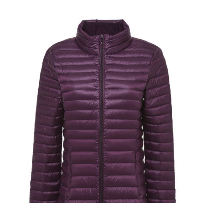 JACKETW Women's Lightweight Long Down Jacket-W-04-PL