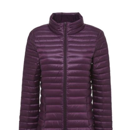 JACKETW Women's Lightweight Long Down Jacket-W-04-PL