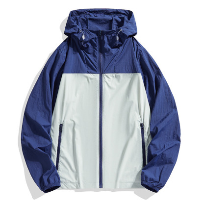 JACKETW Men's and Women's Lightweight Waterproof Quick-Drying Jacket-C