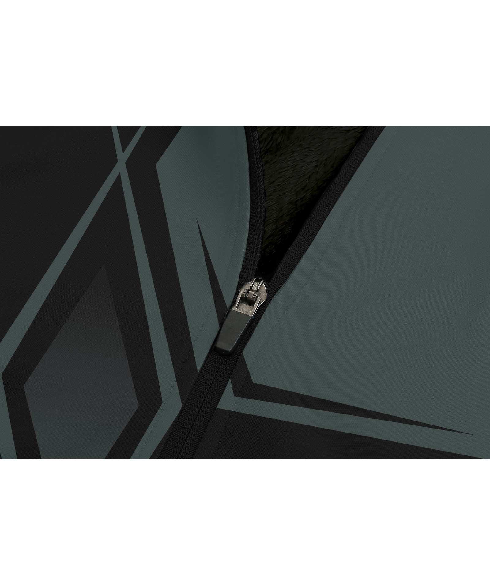 Men's Full Zipper Printed Casual Fleece Hoodie-CFMWY00039