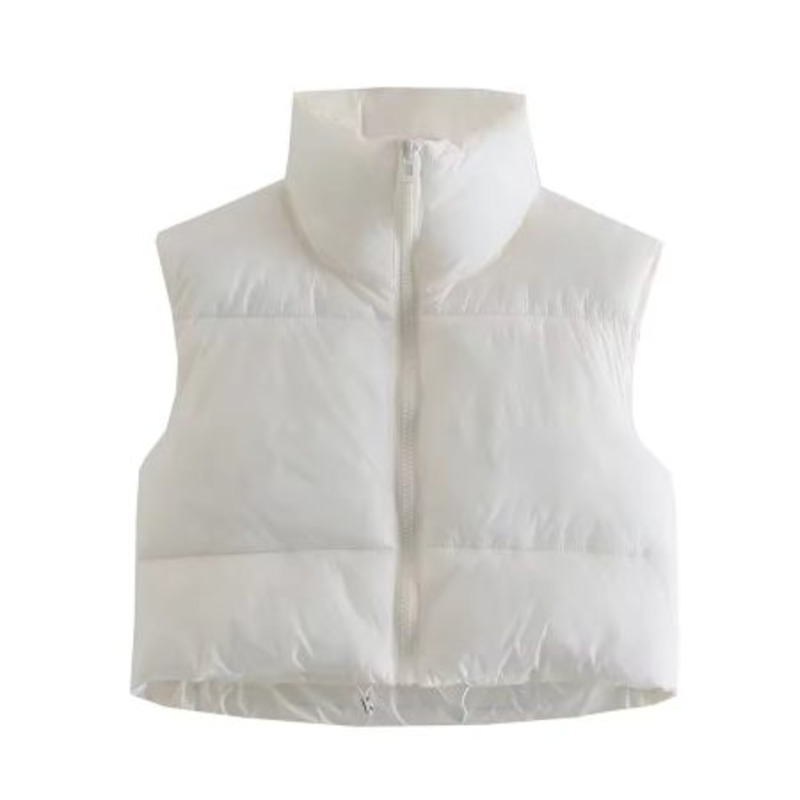 JACKETW Women's Stand collar Sleeveless Jacket-CN-0012
