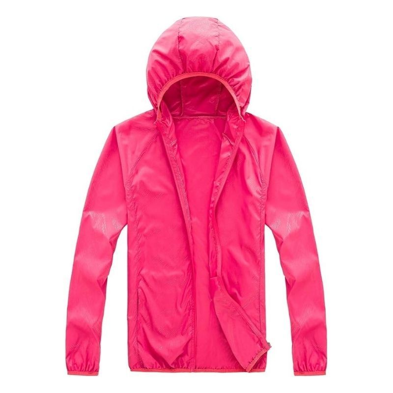 JACKETW Unisex Quick Dry UV Protect Waterproof Windbreaker Sports Jacket -ZH139 