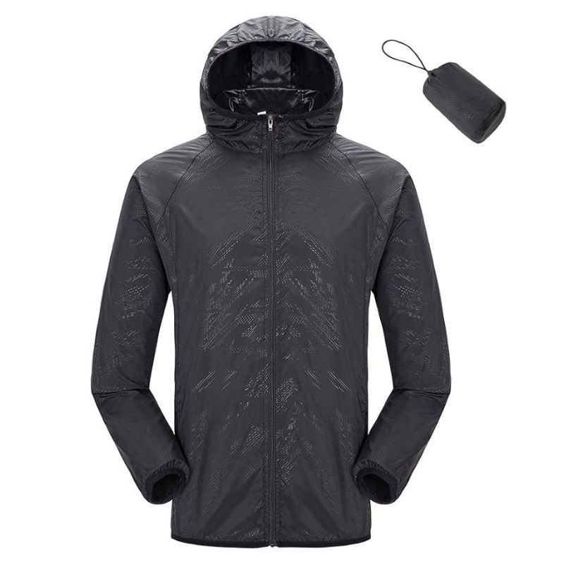 JACKETW Unisex Quick Dry UV Protect Waterproof Windbreaker Sports Jacket -ZH139 