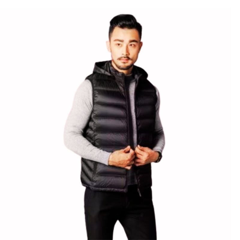 JACKETW Men's Full Zip Lightweight Outwear Down Jacket-ly211221003