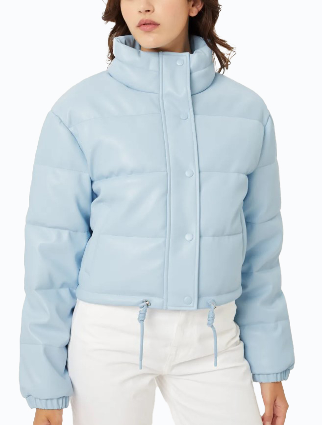 JACKETW Women's Short PU Jacket  LT-W-6107