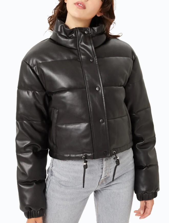 JACKETW Women's Short PU Jacket  LT-W-6107