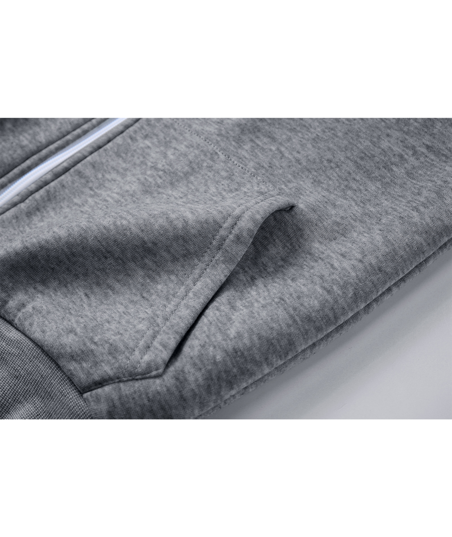 Women's Solid Color Full Zipper Fleece Hoodie-CEWFH01449