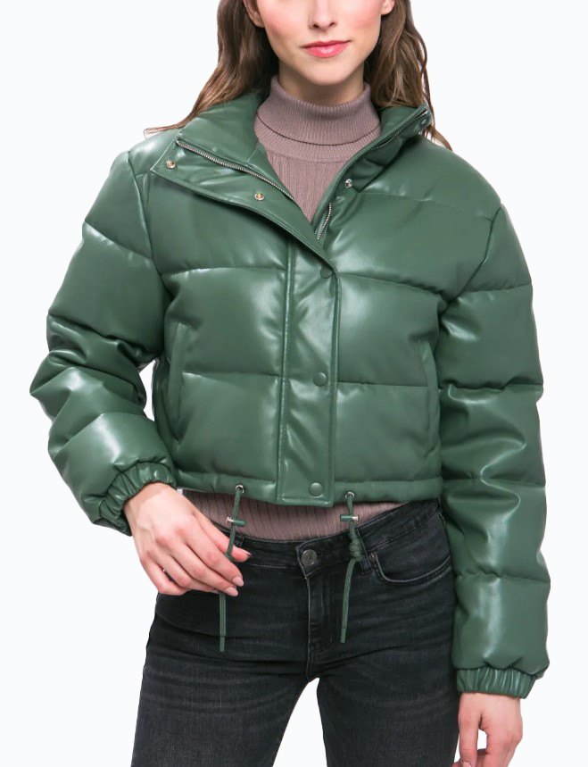 JACKETW Women's Short PU Jacket  LT-W-6107