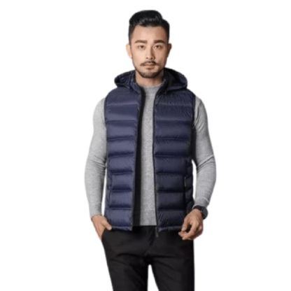 JACKETW Men's Full Zip Lightweight Outwear Down Jacket-ly211221003