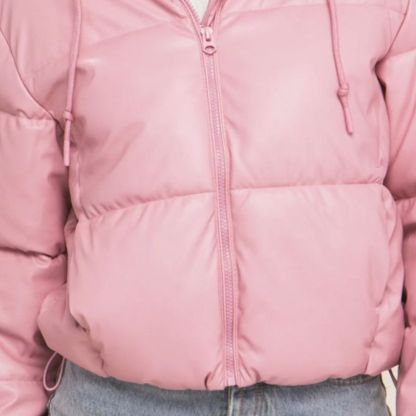 JACKETW Women's Short Hooded Puffer Down Jacket-LT-W-6961