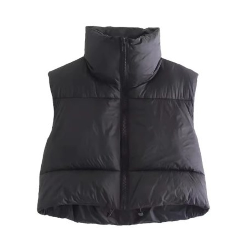 JACKETW Women's Stand collar Sleeveless Jacket-CN-0012