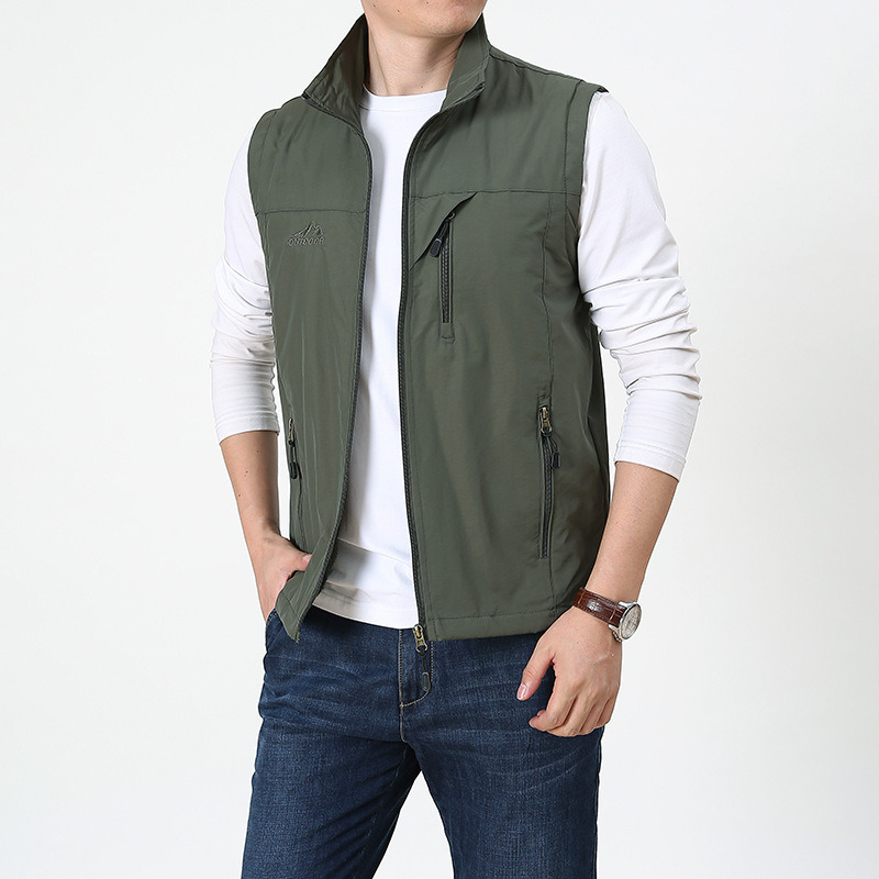 JACKETW Men's Sleeveless Vest Jacket-CAL10021
