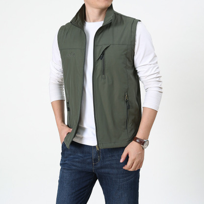 JACKETW Men's Sleeveless Vest Jacket-CAL10021