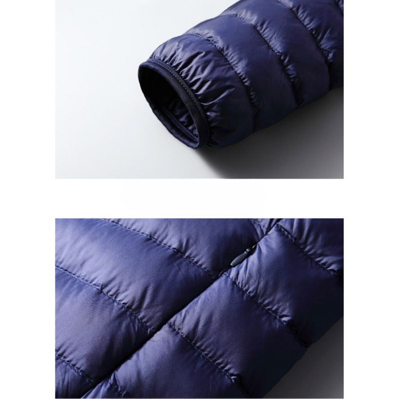 JACKETW Men's Winter Slim Fit  Hood Casual Slim Down Jacket -ZH126