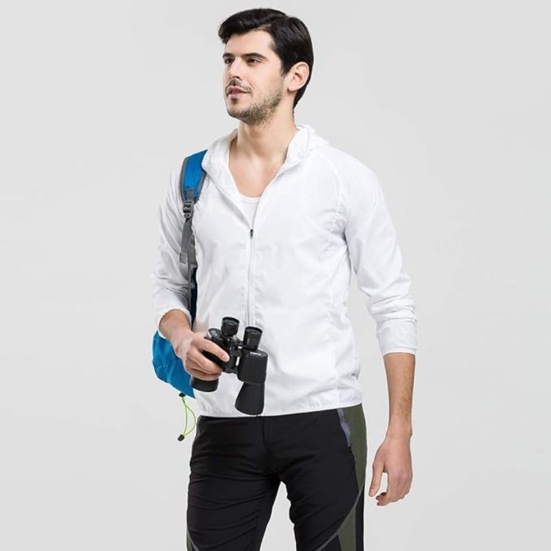 JACKETW Unisex Quick Dry UV Protect Waterproof Windbreaker Sports Jacket -ZH139 