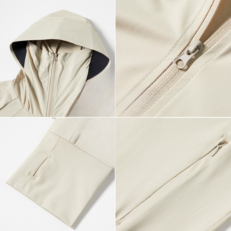 JACKETW  Couple Summer Sun protection Loose Breathable Lightweight Outdoor Cardigan-CAL10039