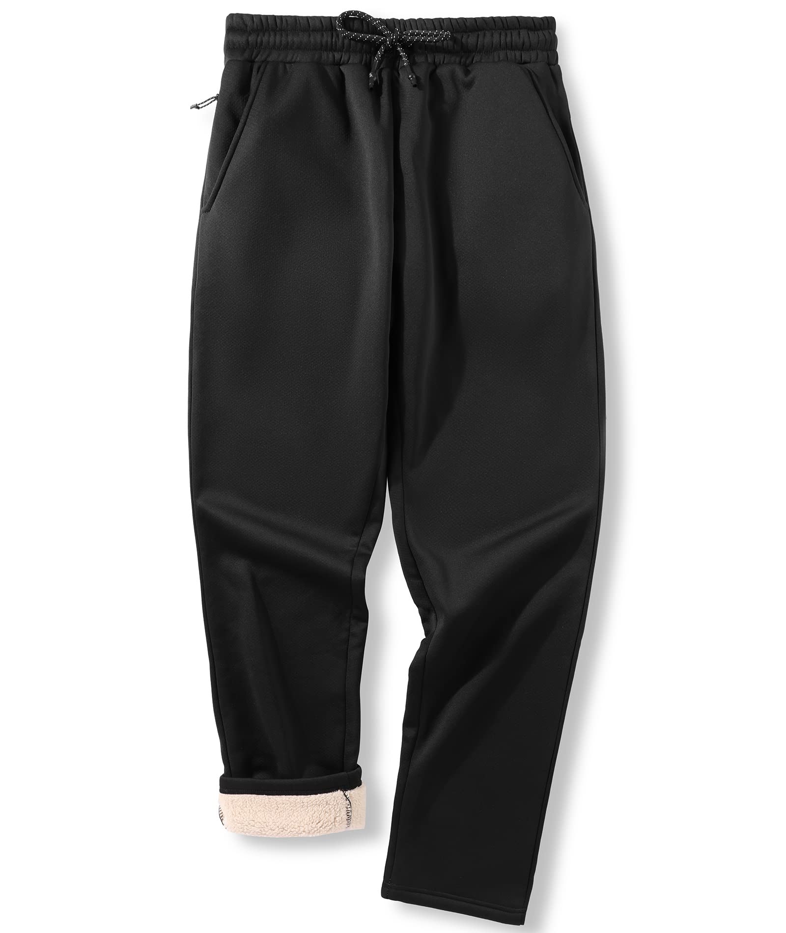 Men's Fleece Warm Drawstring Casual Sweatpant-CFMXK00005