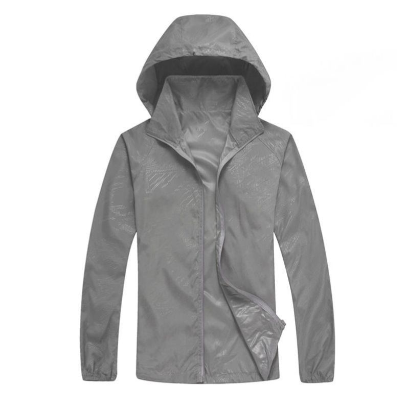 JACKETW Women's Lightweight Hooded Waterproof Track Rain Jacket-AMJK405-2